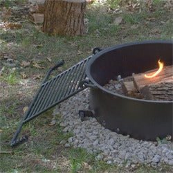 Campfire Ring with Single Level Cooking Grate - 26" - Hercules Inc. Shop