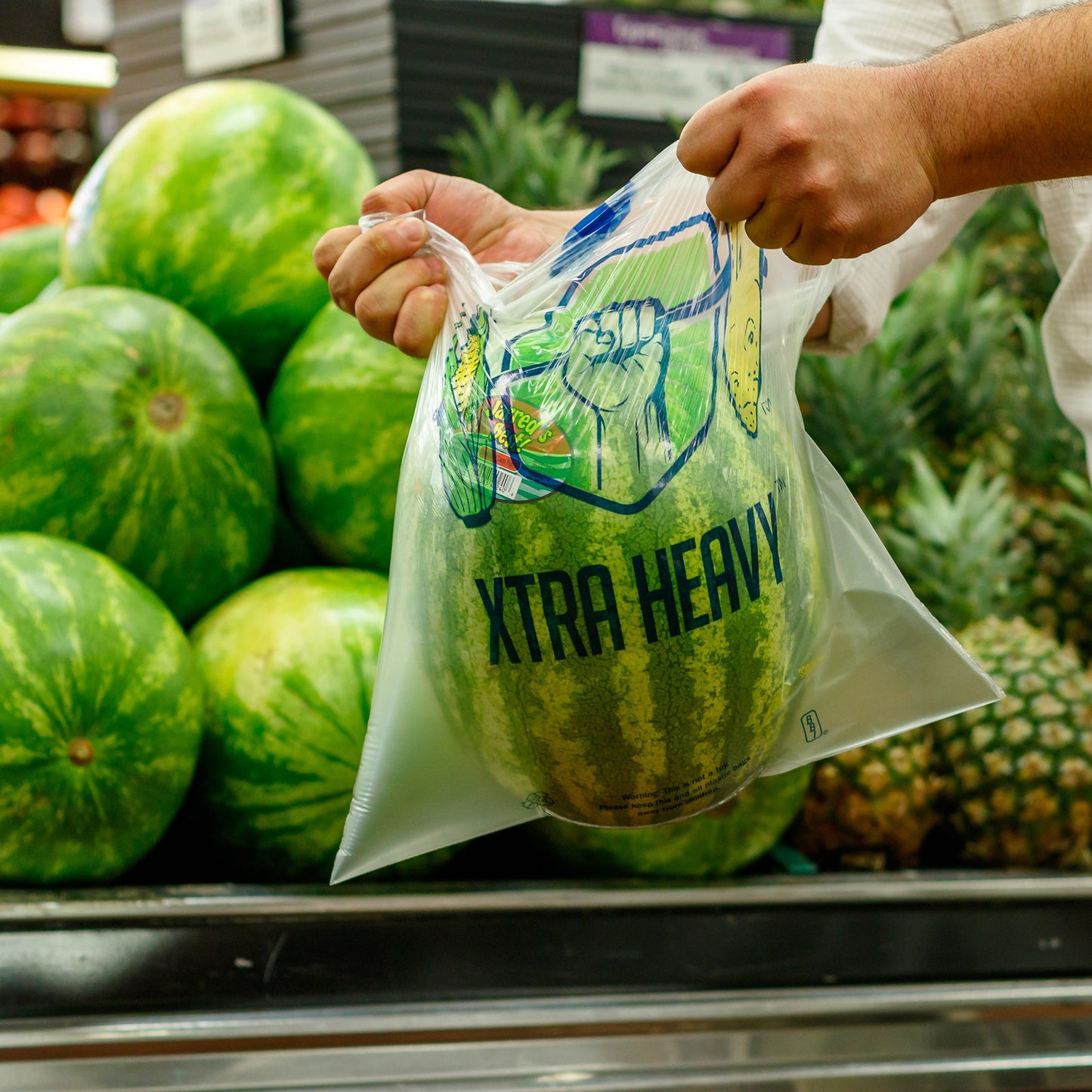 Xtra Heavy Produce Bag - 15" x 17" - LLDPE - Hercules Inc. Shop