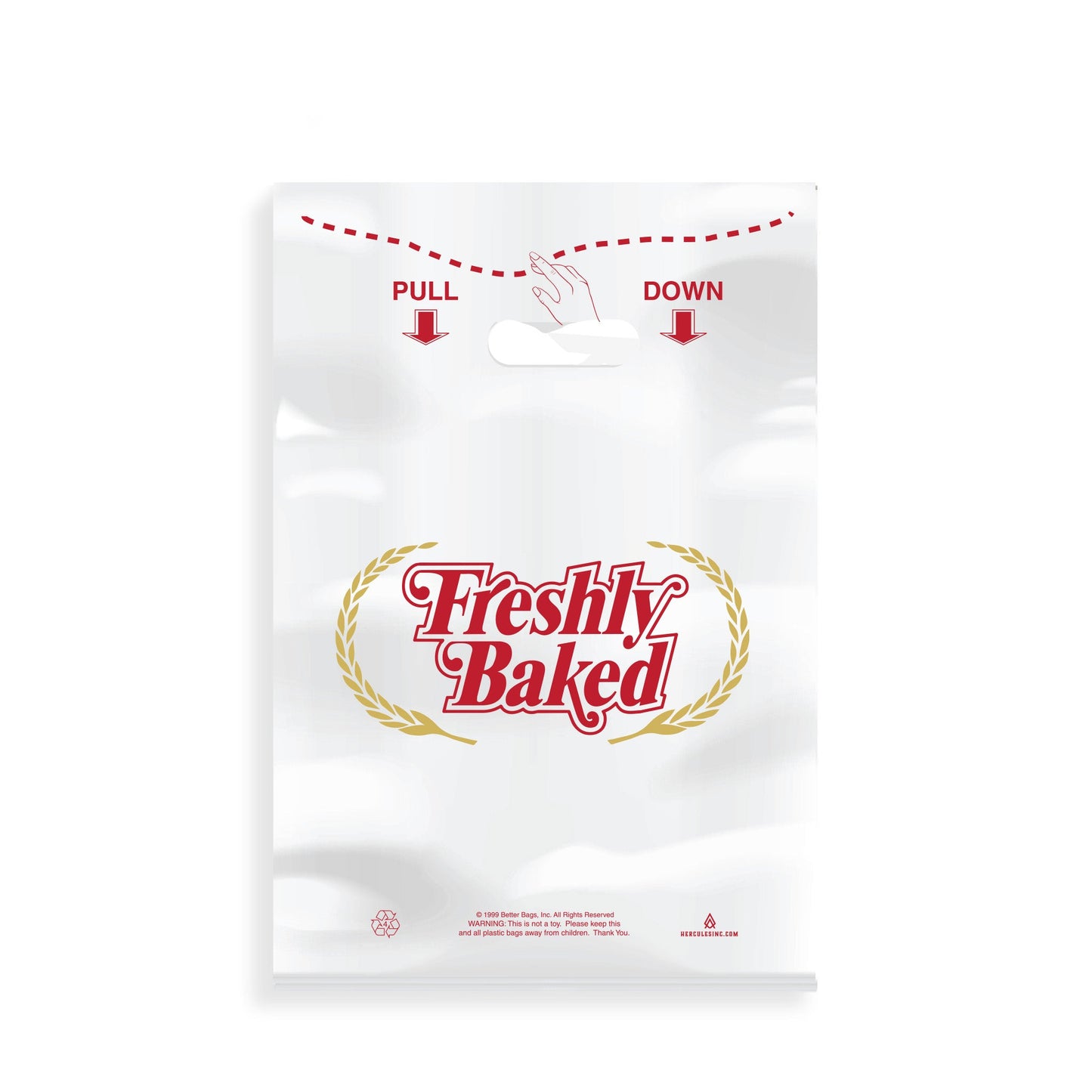 EZ TOTE - HD Bakery Bag - Freshly Baked - 10" x 15" - HDPE - Hercules Inc. Shop