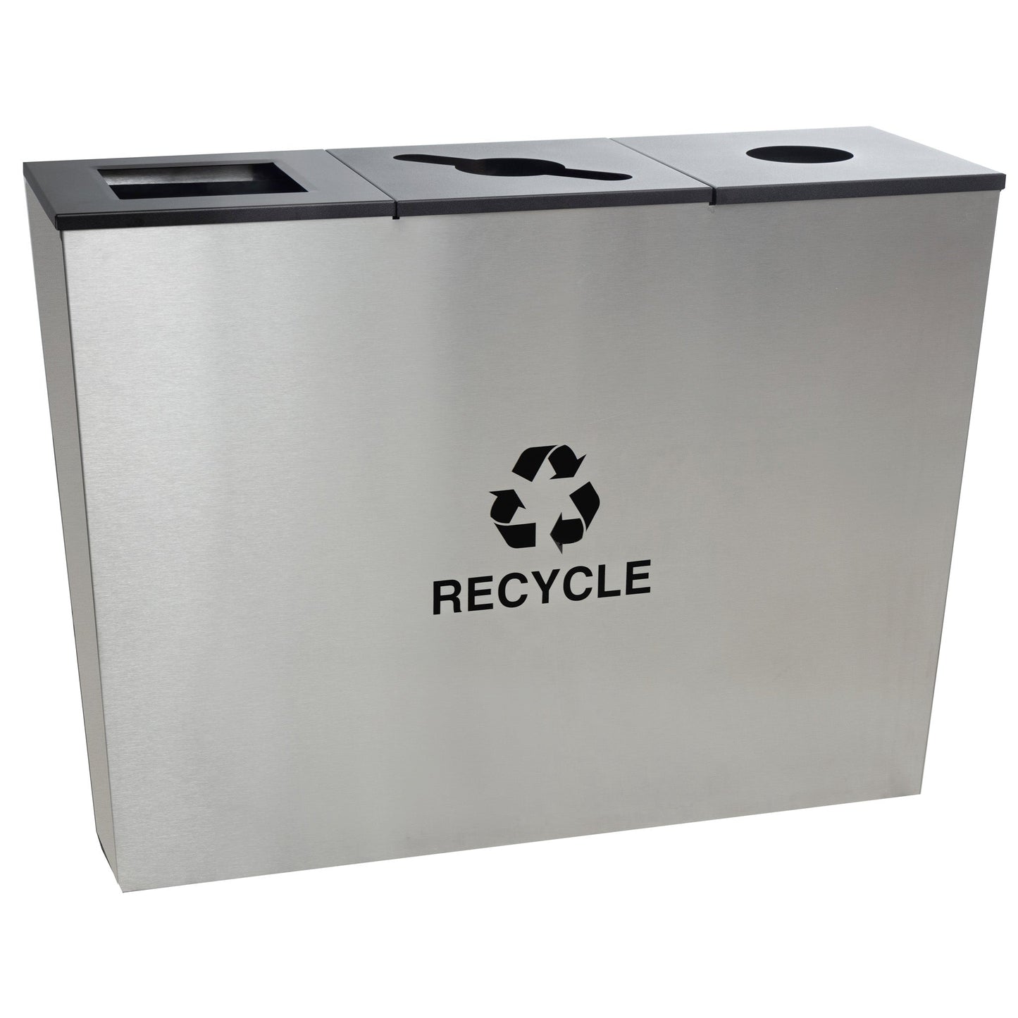 Metro Collection Three - Stream Receptacle - WlStandard RECYCLE Decal - Hercules Inc. Shop