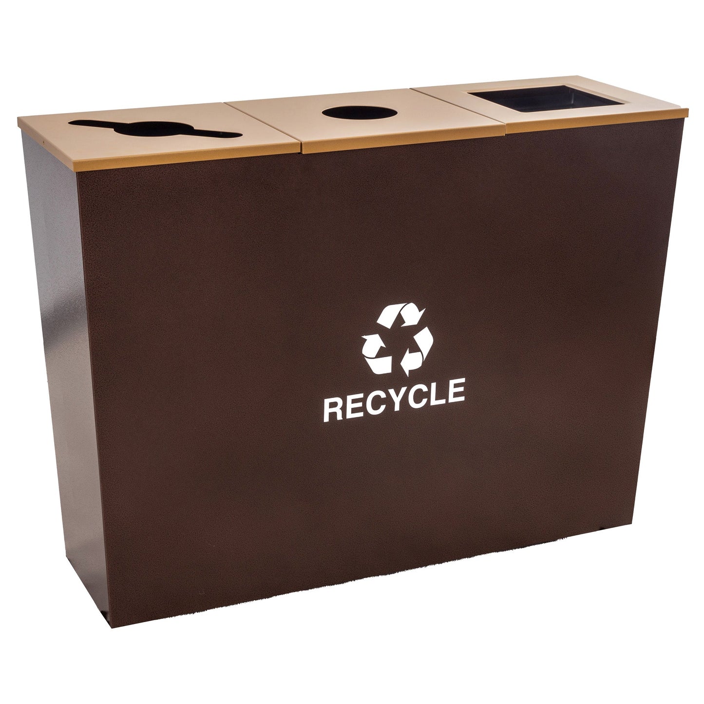 Metro Collection Three - Stream Receptacle - WlStandard RECYCLE Decal - Hercules Inc. Shop