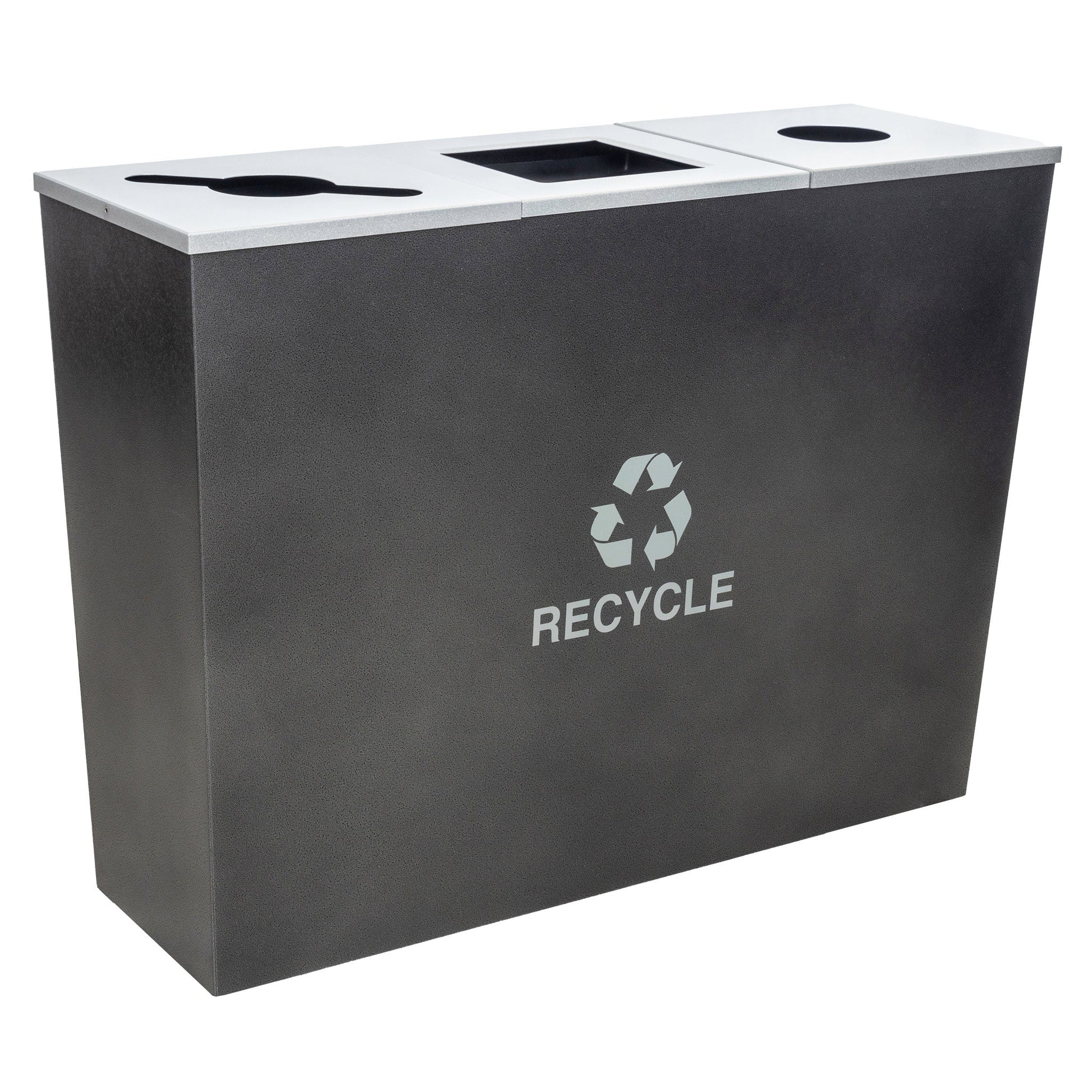 Metro Collection Three - Stream Receptacle - WlStandard RECYCLE Decal - Hercules Inc. Shop