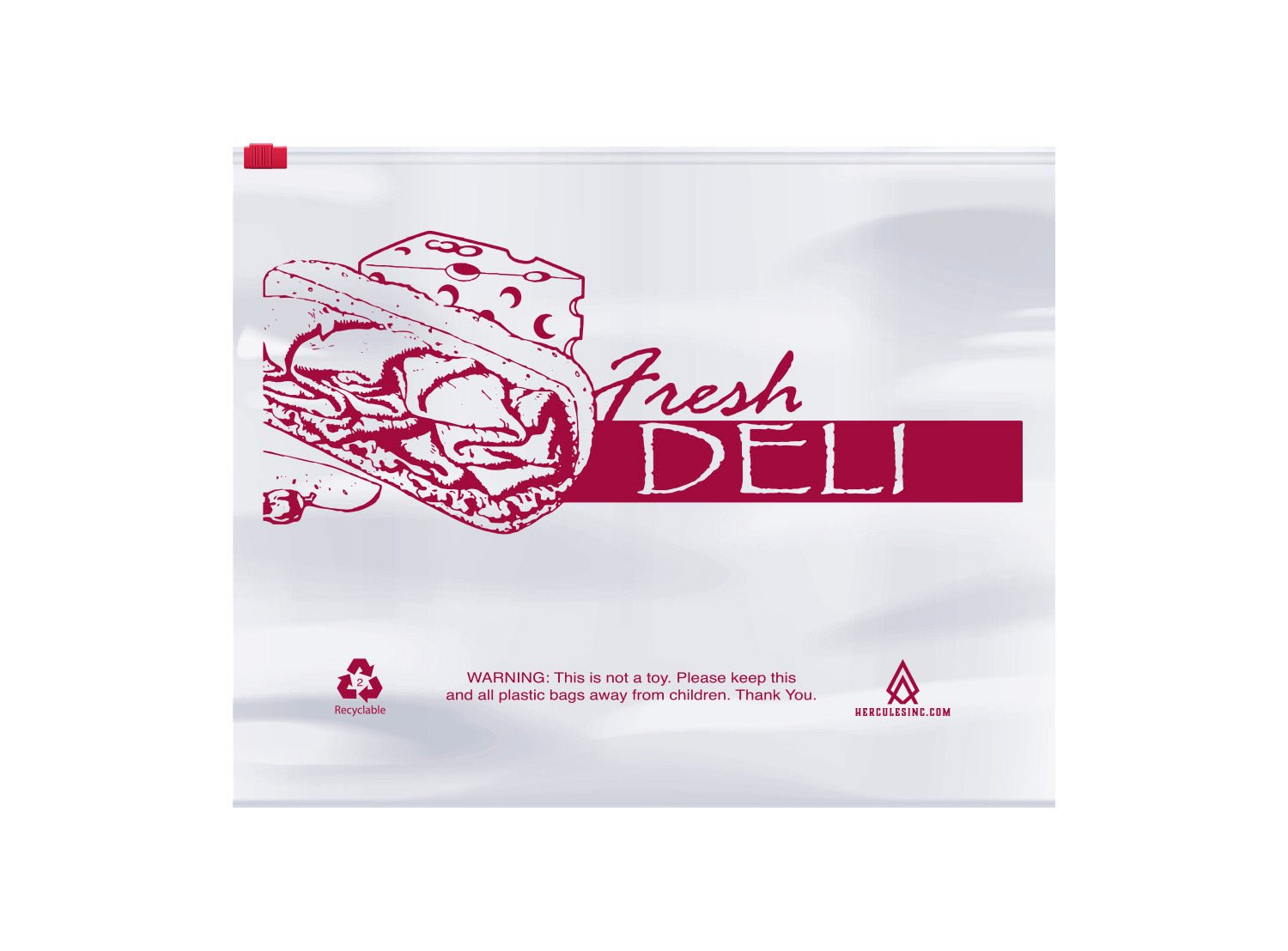 Slide 2 Klose zipper Bag - Fresh Deli - Top Half Saddle - Hercules Inc. Shop