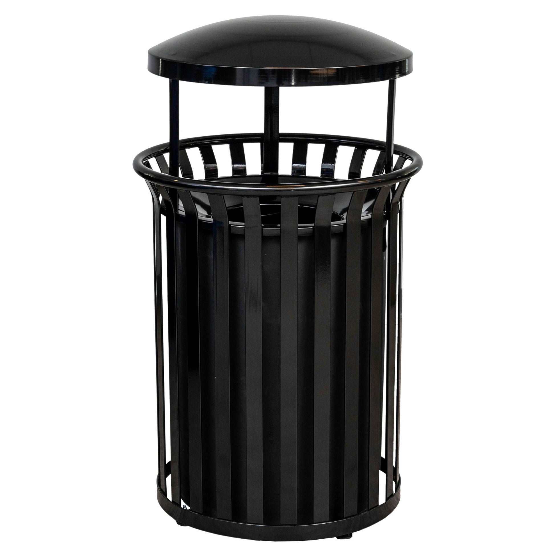 Streetscape Collection 37 - Gallon Receptacle w/ Canopy - Hercules Inc. Shop