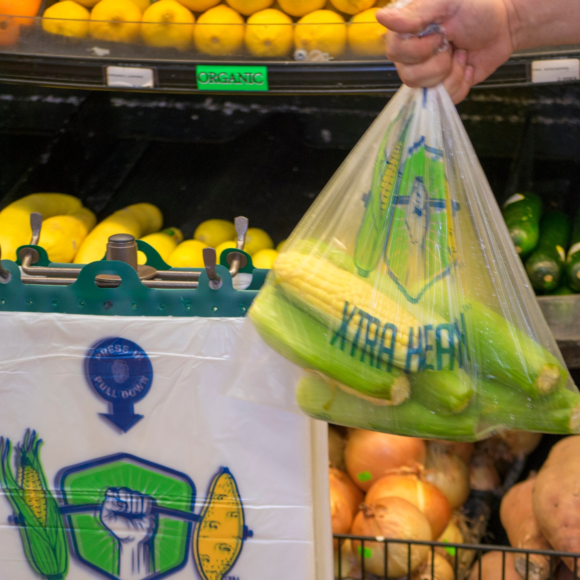 Xtra Heavy Produce Bag - 15" x 17" - LLDPE - Hercules Inc. Shop