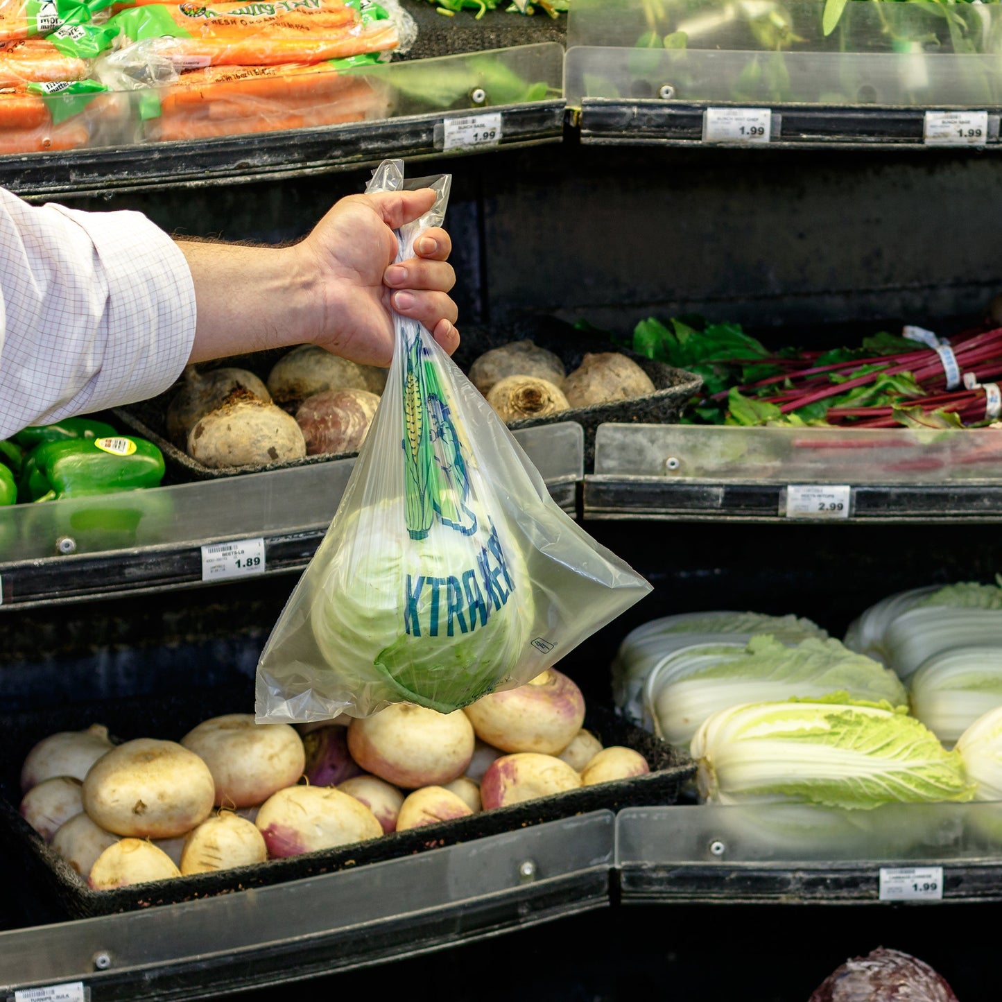 Xtra Heavy Produce Bag - 15" x 17" - LLDPE - Hercules Inc. Shop